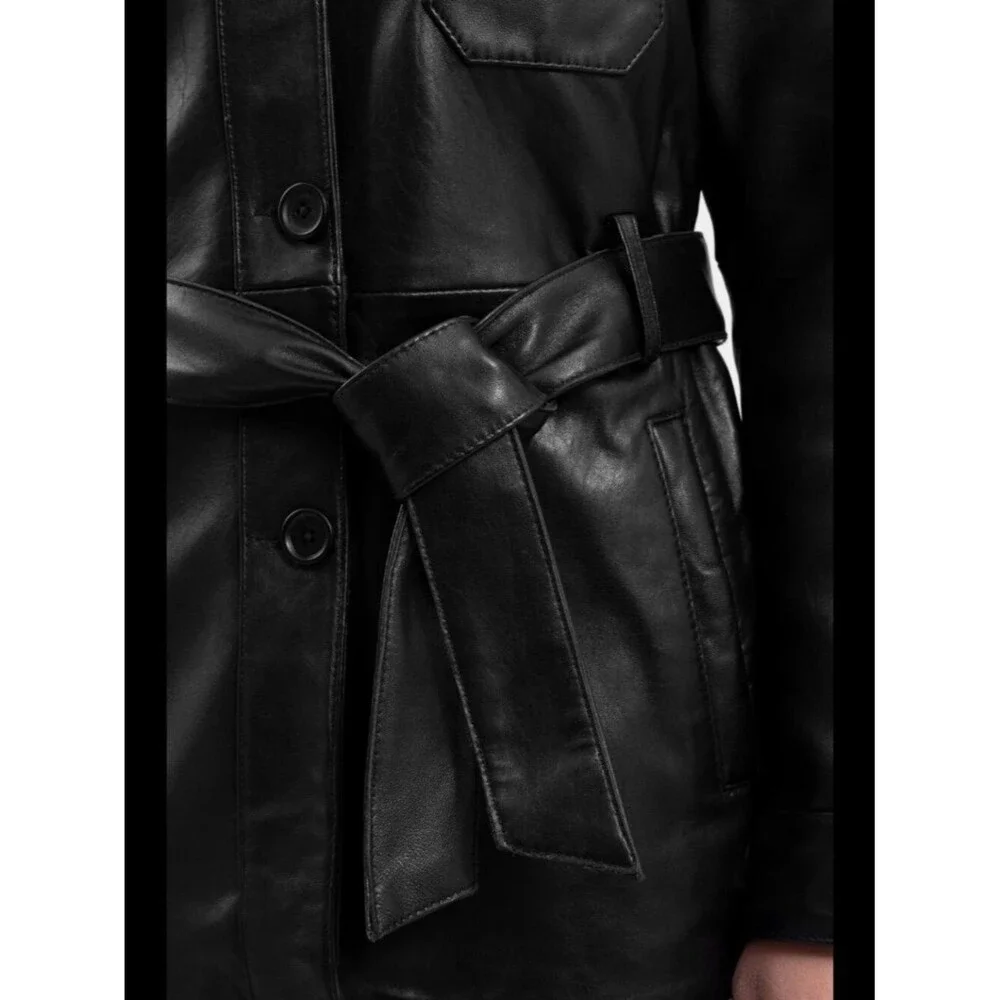 Glamour Gridlock Womens Fashion Leather Jacket